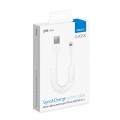 Дата-кабель USB-8-pin для Apple, витой, 2м, белый, Deppa Дата-кабель USB-8-pin для Apple, витой, 2м, белый, Deppa