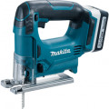 Лобзик Makita JV143DWE 14.4В 2х1.5АчLi-ion 2900об/м ход-18мм рез-65мм 1.9кг чем 1 пилка G-серия