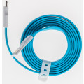 Кабель Prolike магнитный USB Micro 5 pin AM-BM 1,2 м, голубой