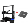 3D принтер Creality 3D Ender-3X с платформой со стеклянной пластиной и материнской платой, оранжевый