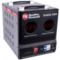 Стабилизатор напряжения QE Stabilia 5000 однофазный, цифровой 220В 5000ВА вх.:140-270В