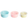 Набор керамических контейнеров для еды Xiaomi Three-piece porcelain bowl (15,5см, 13см, 11,5см)