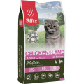Корм для кошек низкозерновой Blitz Holistic Chicken & Lamb, курица с ягненком, 1,5 кг