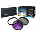Polaroid 3 Piece Filter Kit 72mm (UV, CPL, FLD)