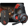 Игровой набор Defender Devourer MHP-006 мышь+гарнитура+ковер