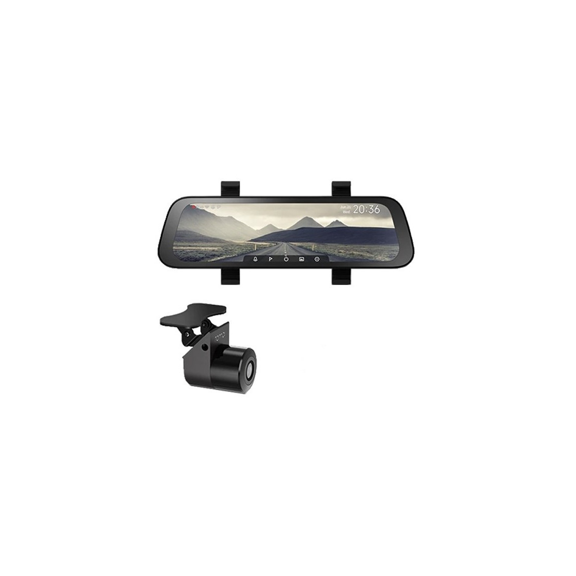 Видеорегистратор 70mai Rearview Dash Cam Wide (Midrive D07) в комплекте с камерой заднего вида Midrive RC04