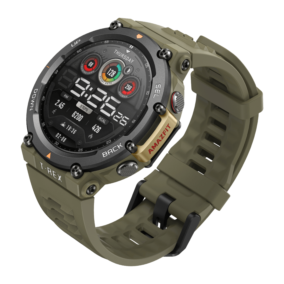 Умные часы Amazfit T-Rex 2, зеленый