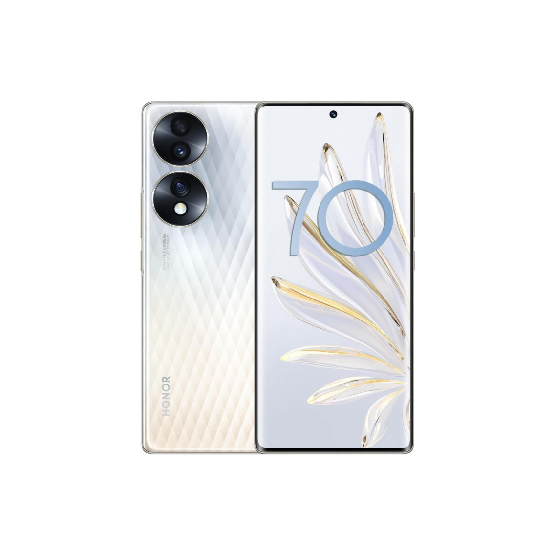 Смартфон Honor 70 8/128GB Серебристый