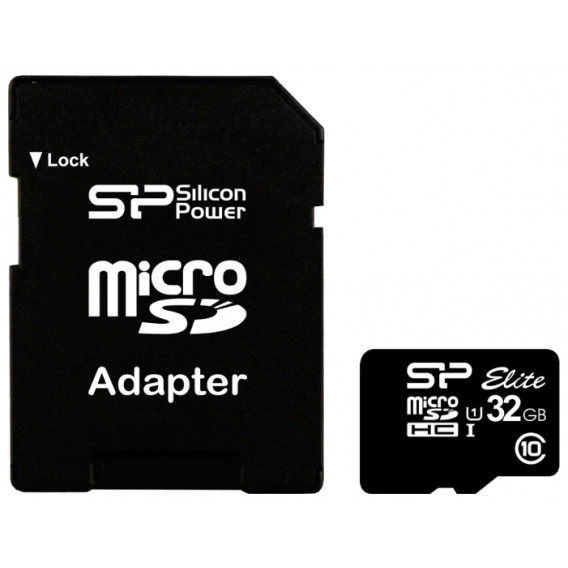 карта памяти Silicon Power Elite microSDHC 32GB Class 10 без адаптера