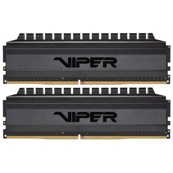 Память оперативная DDR4 32Gb (2x16Gb) Patriot Viper 4 Blackout 3200MHz CL16 (PVB432G320C6K)